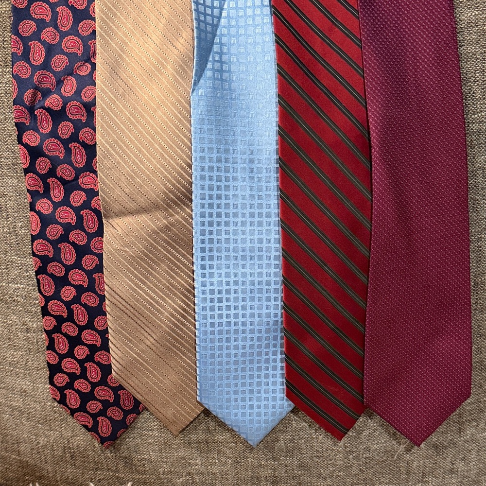Elegant Men's Tie Set - Multicolor